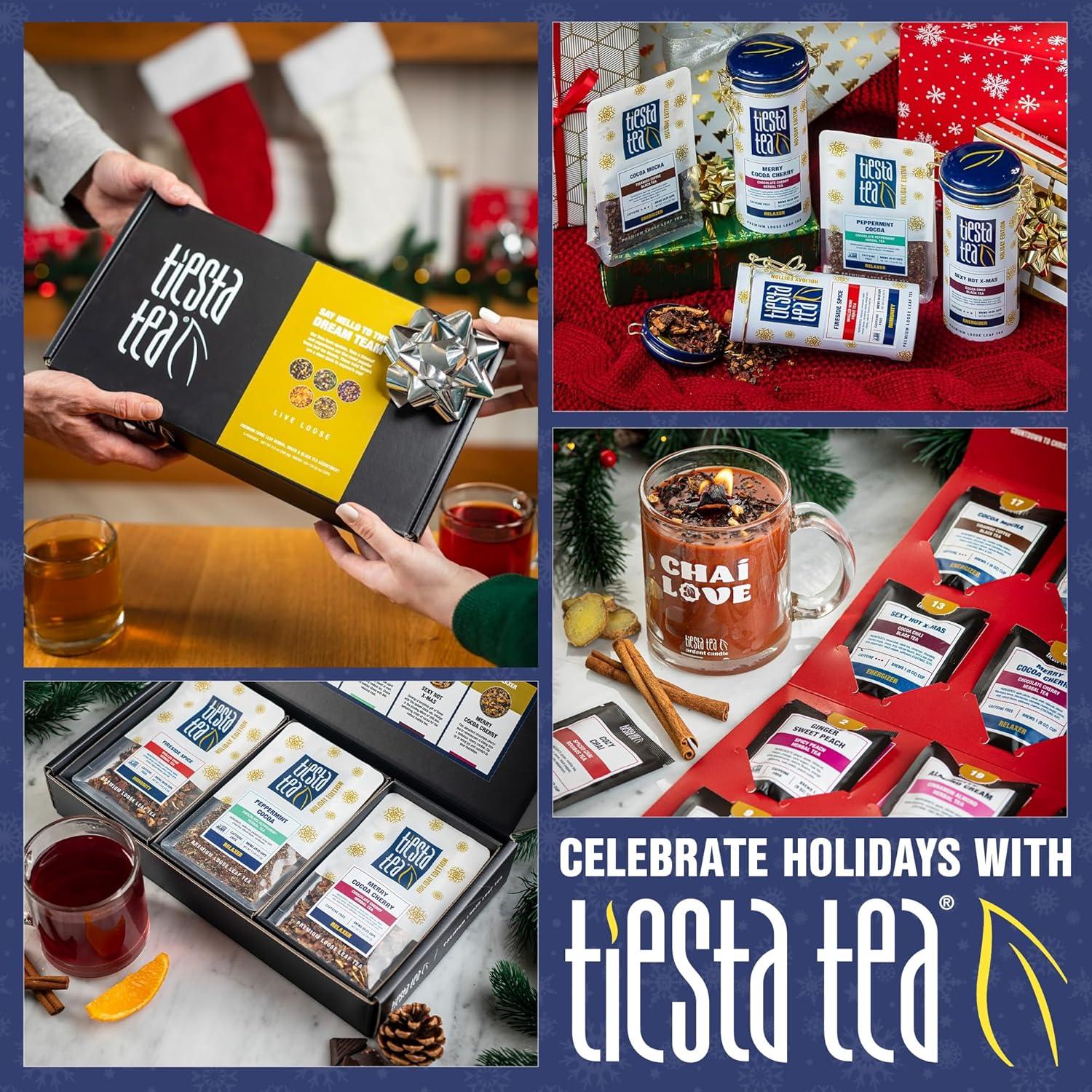 Tiesta Tea - Tea Mug with Handle, 12.5 Oz Clear Glass Tea Cup, Microwave & Dishwasher Safe, Ideal to Use with Any Tea Brewing Accessories, Suitable for Hot Tea, Iced Tea & Coffee