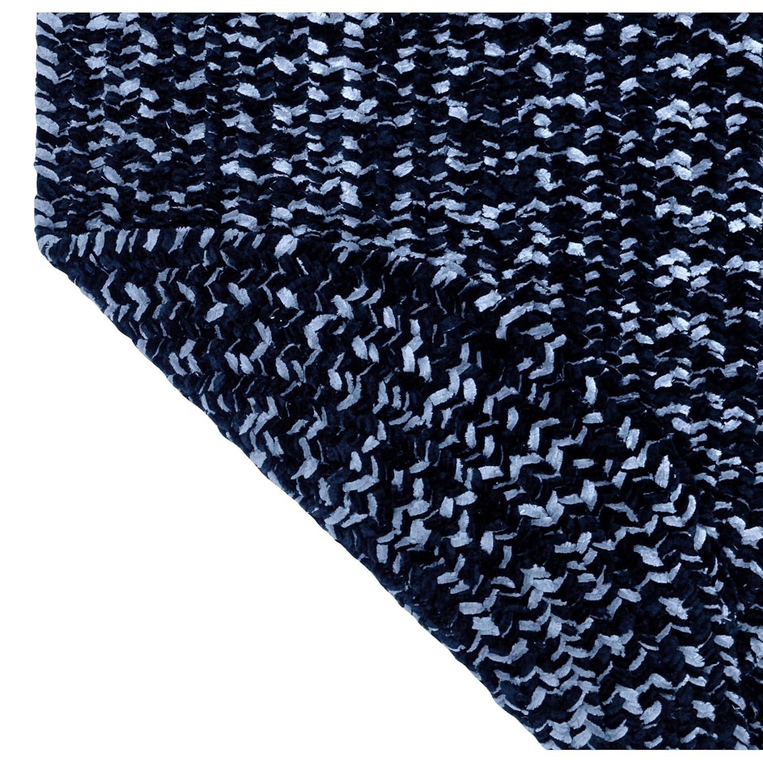 Better Trends Chenille Tweed Braid Reversible Indoor Area Utility Rug 100% Polyester, 30" x 50" Oval, Diluth & Emerald