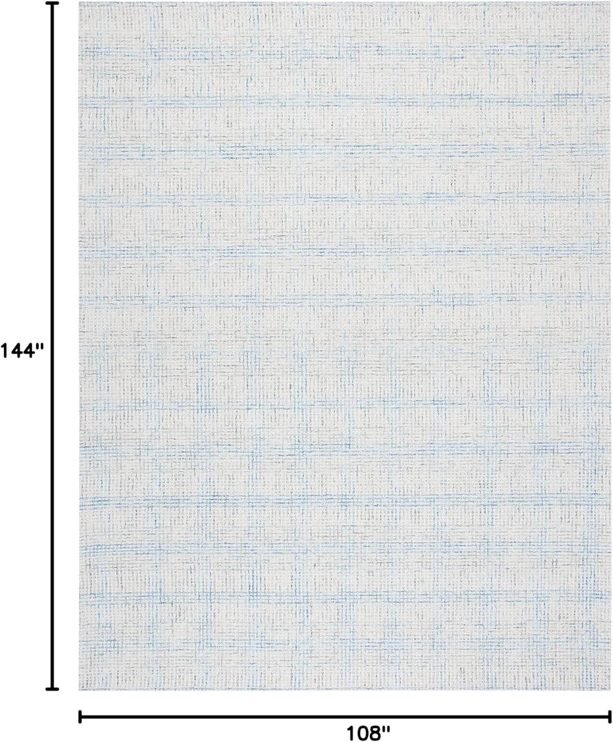 SAFAVIEH Abstract Valentina Plaid Area Rug, Ivory/Beige, 9' x 12'