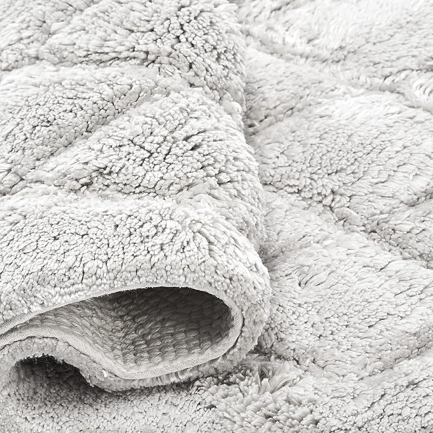 Marquis Diamond Rectangle Cotton Blend Geometric piece Bath Rug Set