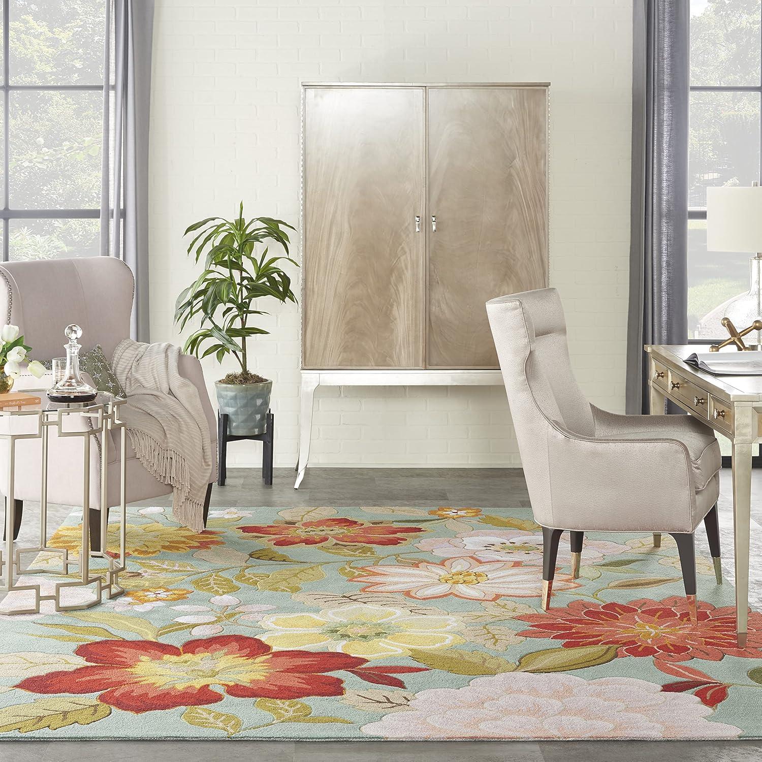 Nourison Fantasy Blooiming Floral Area Rug