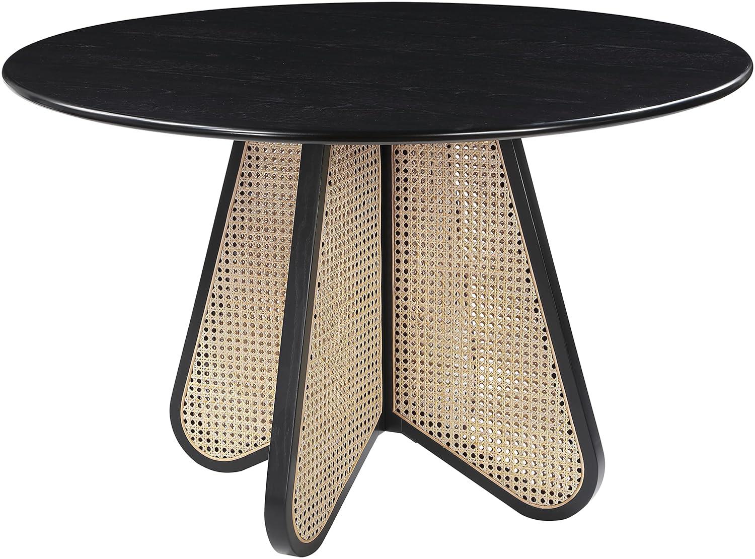 Bay Isle Home™ Lamarr Round Solid Wood Dining Table