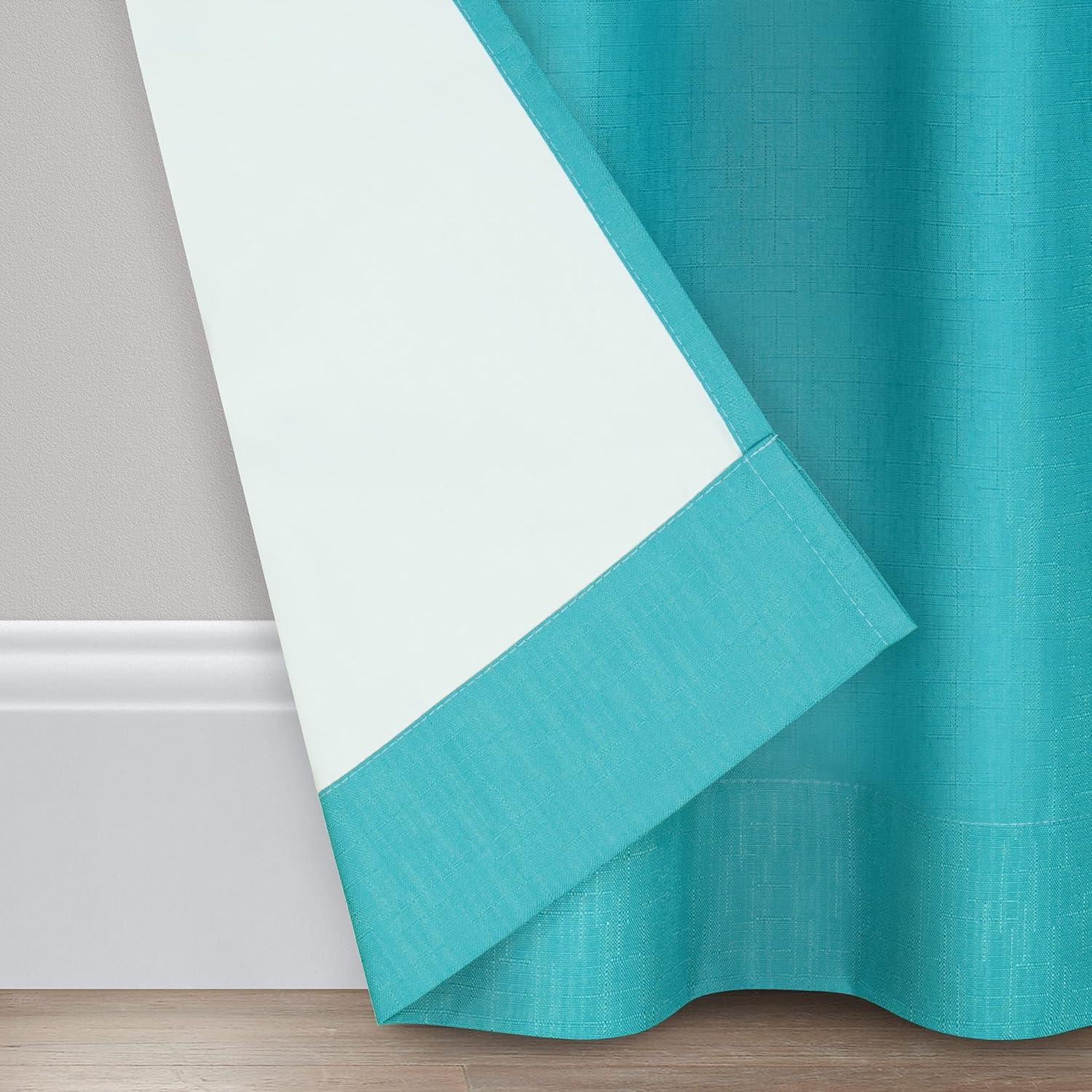 Eclipse Kendall Kids Thermaback Blackout 42 x 54 Curtain Panel in Pool