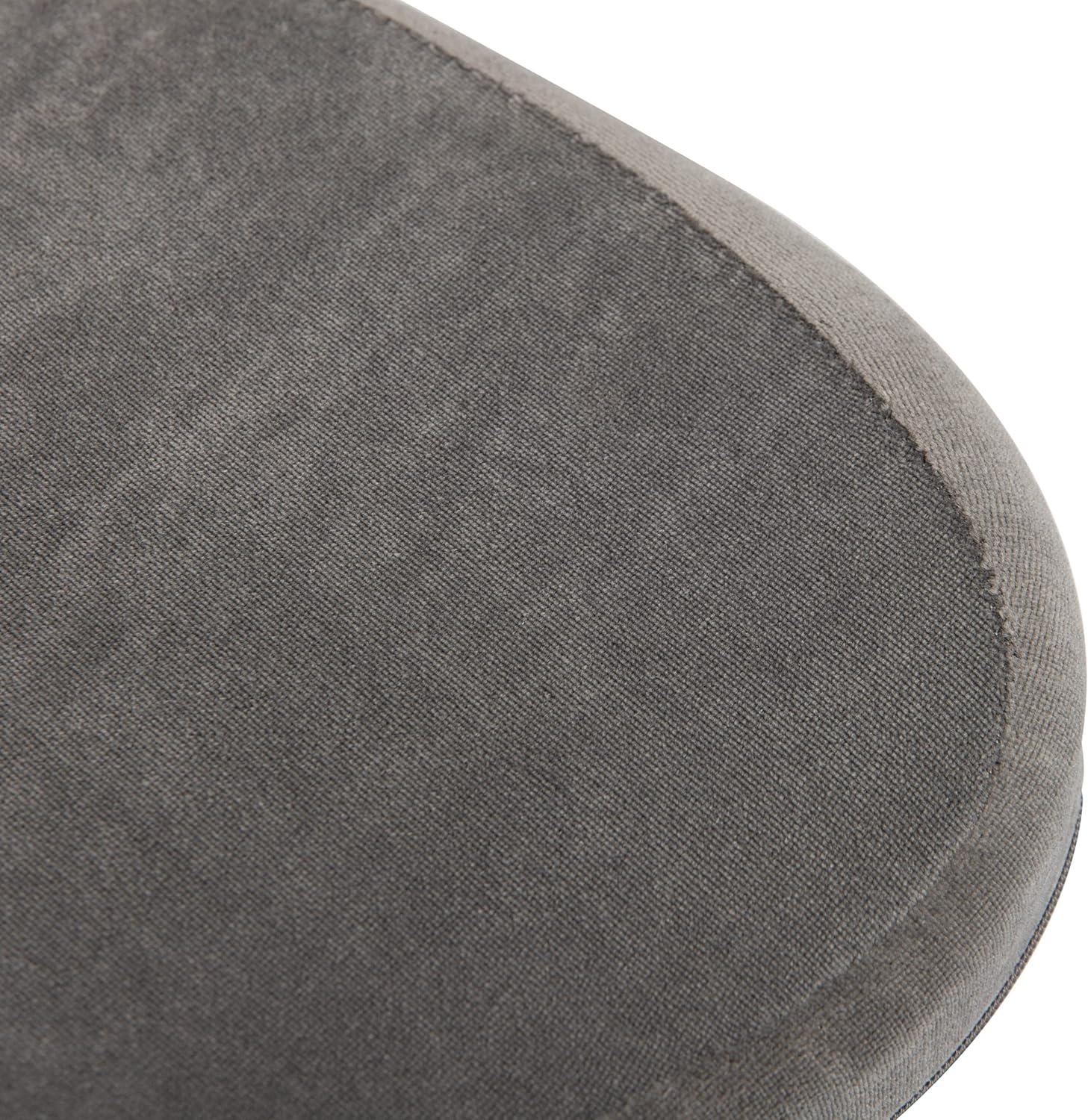 Mind Reader Seat Cushion, Cushioned Memory Foam Back Relief, Pressure Relief for Lower Back, Non-Slip Orthopedic Ergonomically Cushion, Perfect for Office, Home, Car & More, Gray