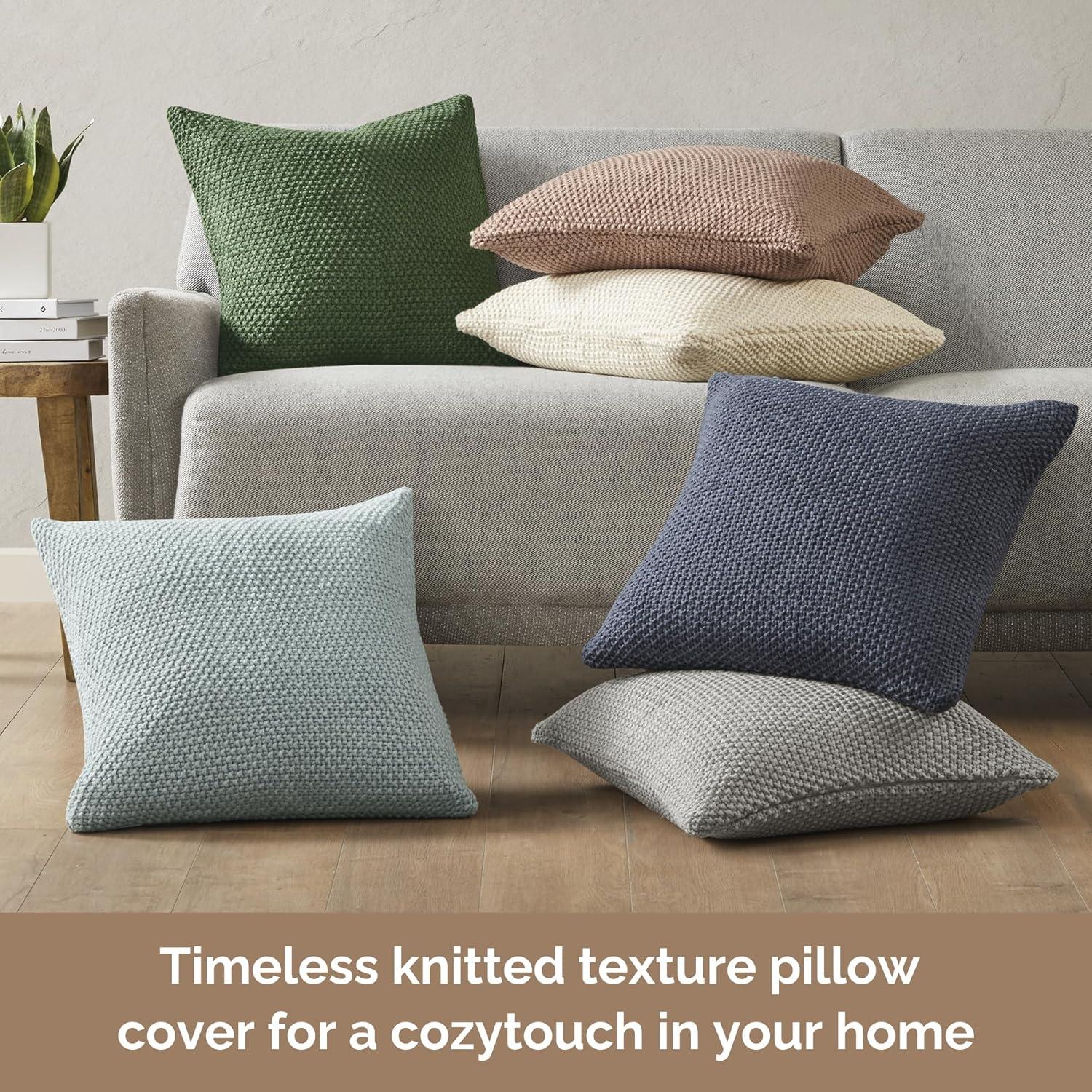 Tino Knit Square Euro Pillow Sham