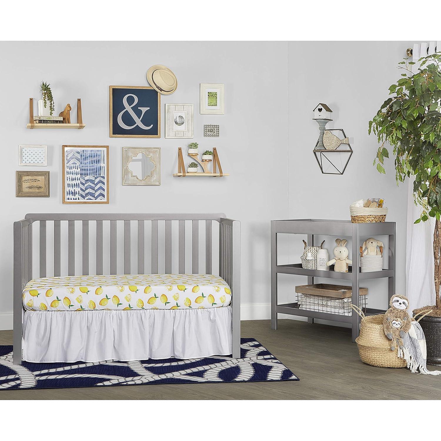 Dream On Me Ridgefield 5 In 1 Convertible crib, Storm Grey