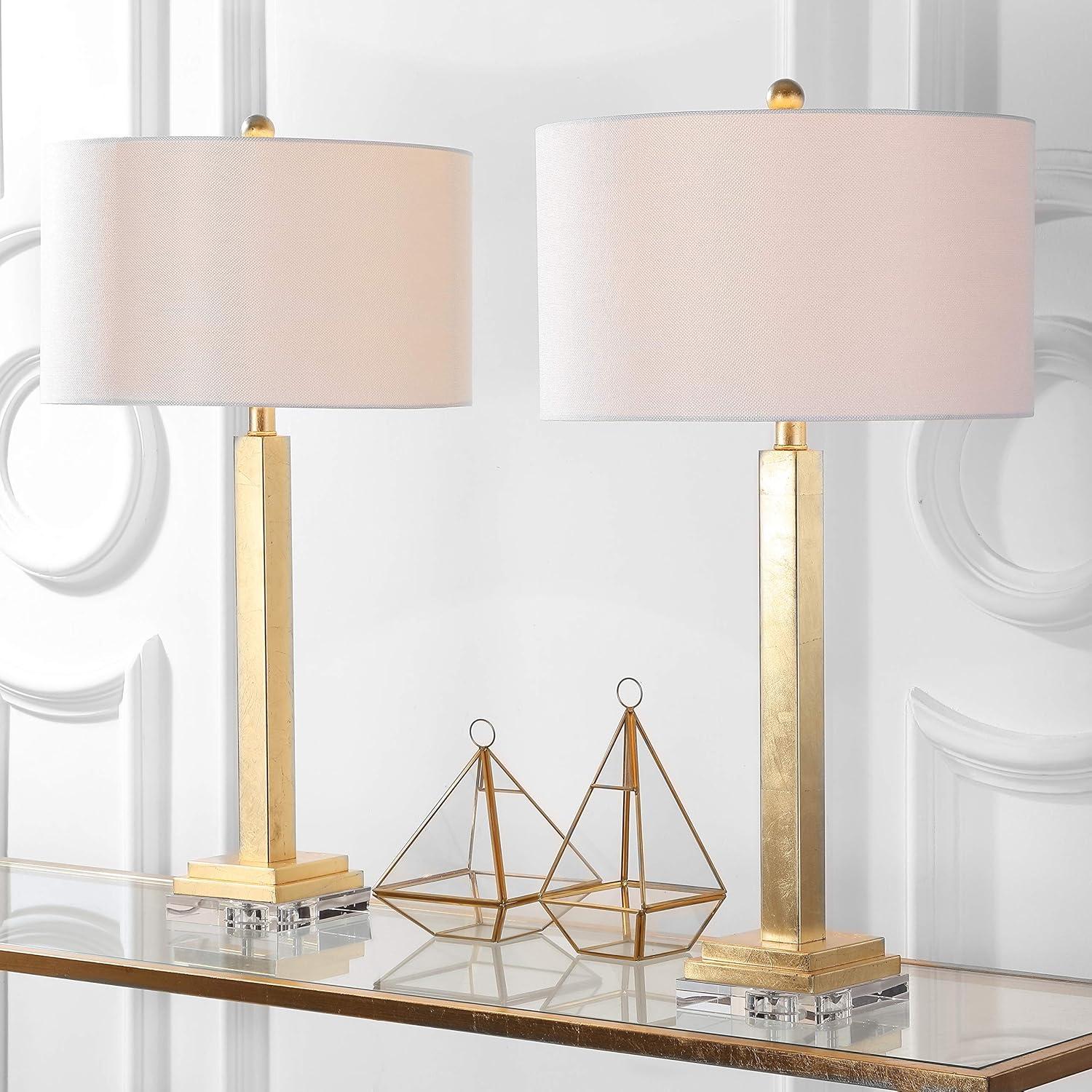 Perri Table Lamp (Set of 2) - 30 Inch Height - LIT4378 - Gold/Off White - Safavieh