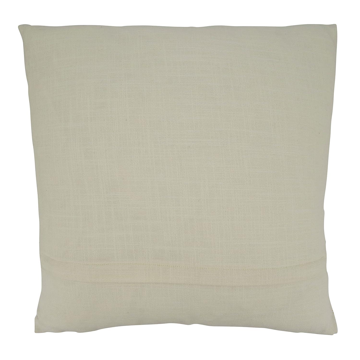 Saro Lifestyle Foil Print Snowflake  Decorative Pillow Cover, Silver, 20" x 20"