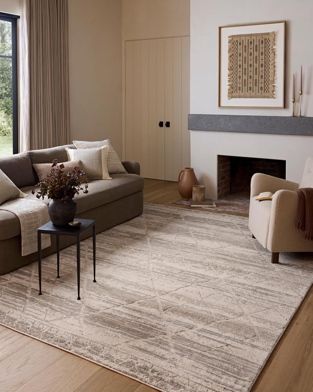 Amber Lewis x Loloi Monty  Ivory / Natural Area Rug