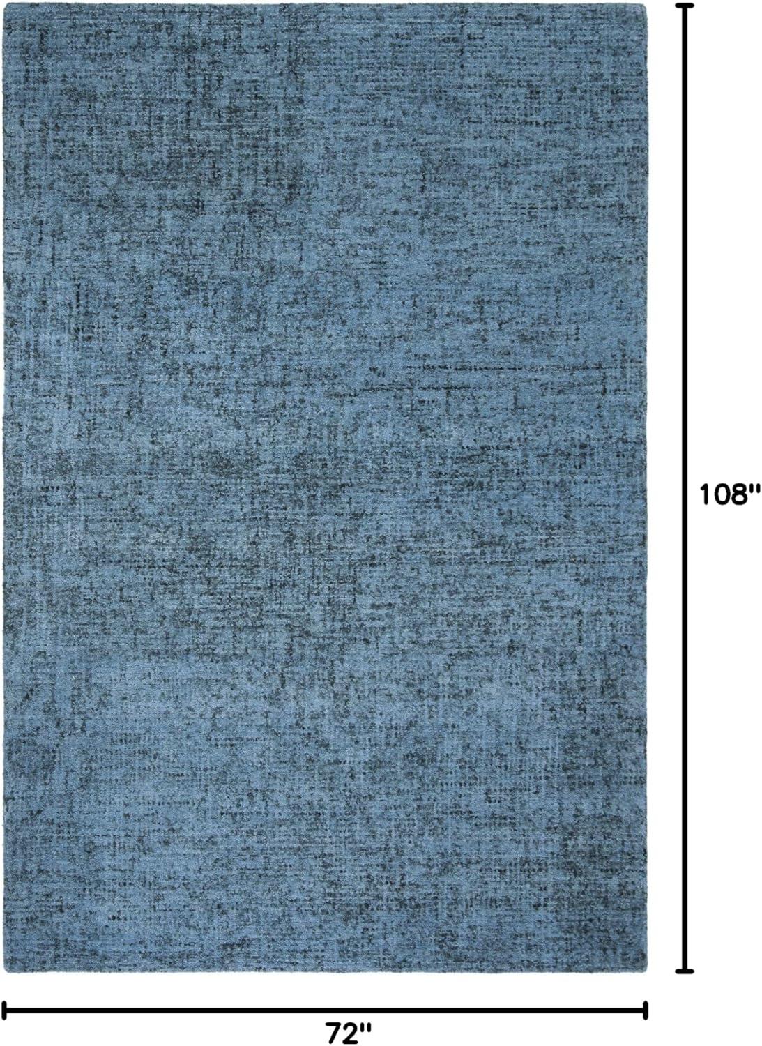 SAFAVIEH Abstract Arseny Abstract Wool Area Rug, Blue/Multi, 6' x 9'