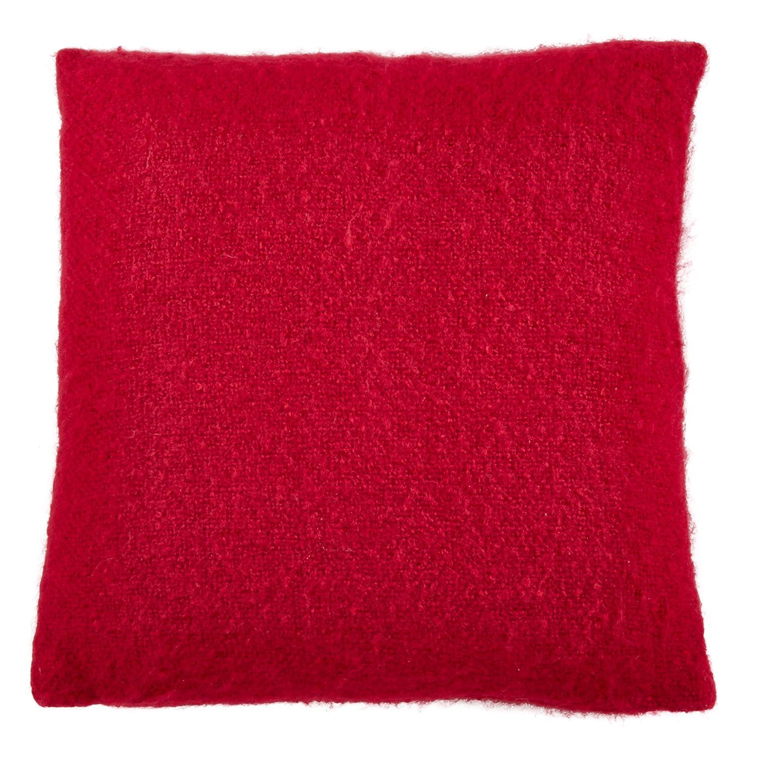 Saro Angora Collection Reversible Pillow Cover