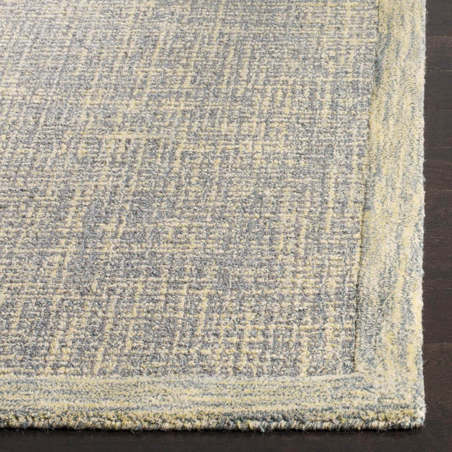 Abstract ABT220 Handmade Indoor Area Rug - Gold/Grey - 6'x9' - Safavieh