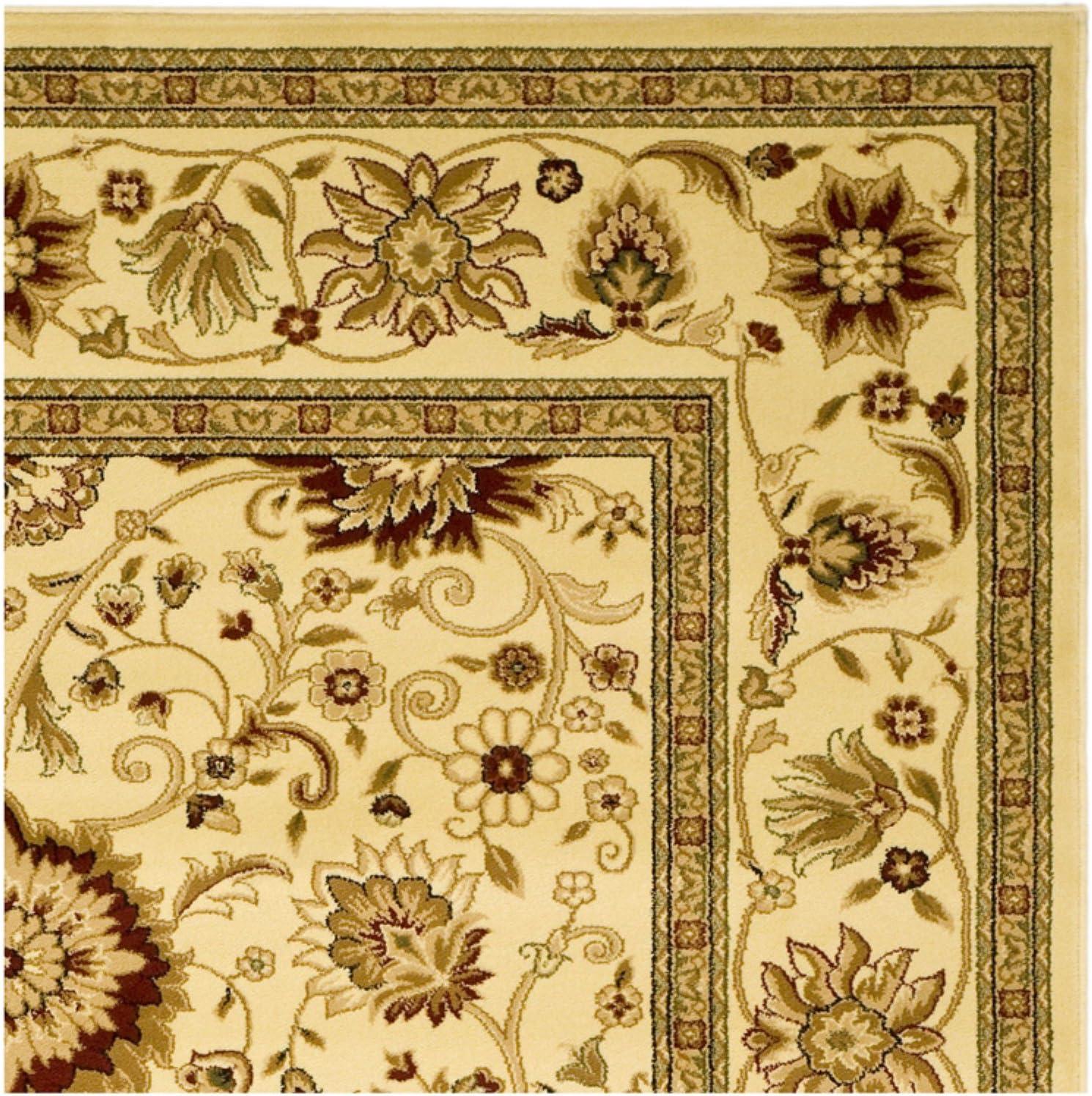 Lyndhurst LNH212 Power Loomed Area Rug - Ivory/Ivory - 6'x9' - Safavieh
