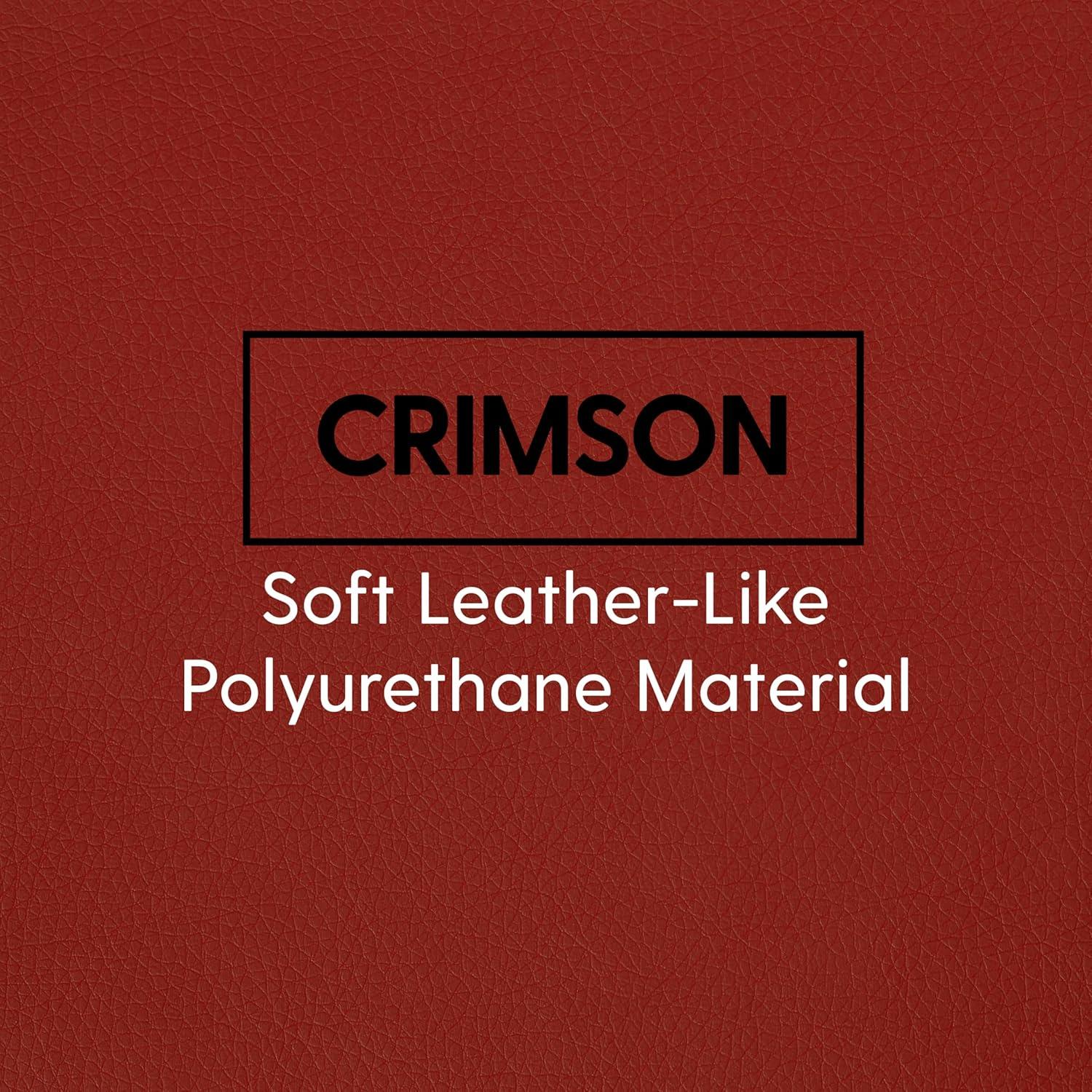 Factory Direct Partners Faux Leather Ottoman