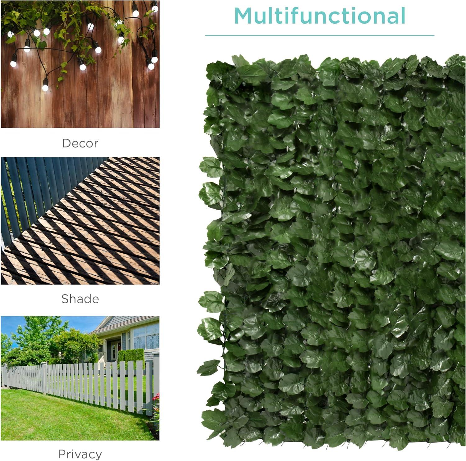 Green 41'' Artificial Ivy Privacy Fence Screen