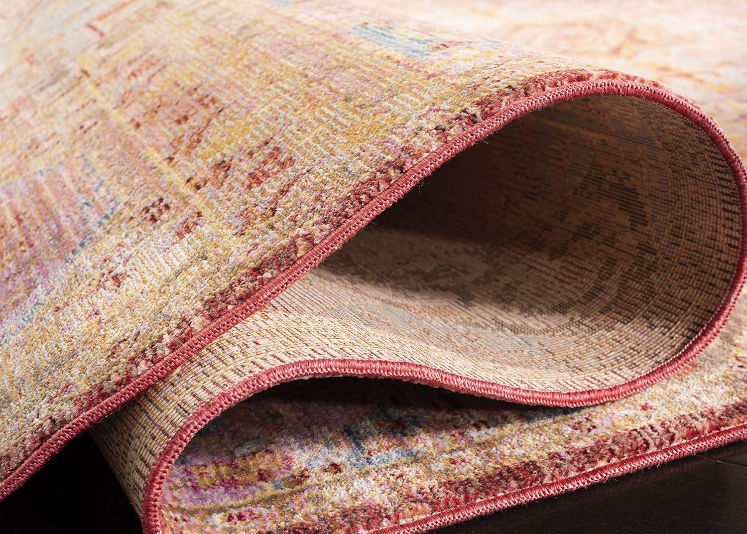 Valencia VAL216 Power Loomed Indoor Area Rug - Multi - 4'x6' - Safavieh