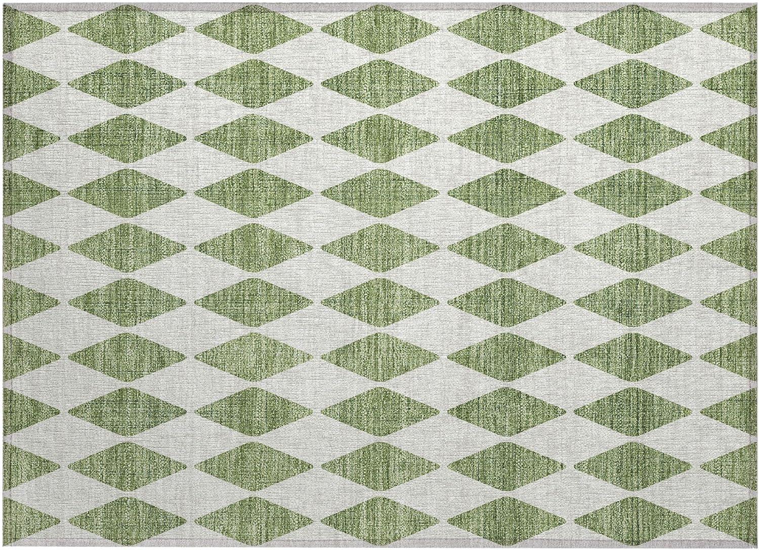 Dalyn Rug Company & Addison Rugs Chronille ACN578 Alfombra Verde de 1'8" x 2'6"