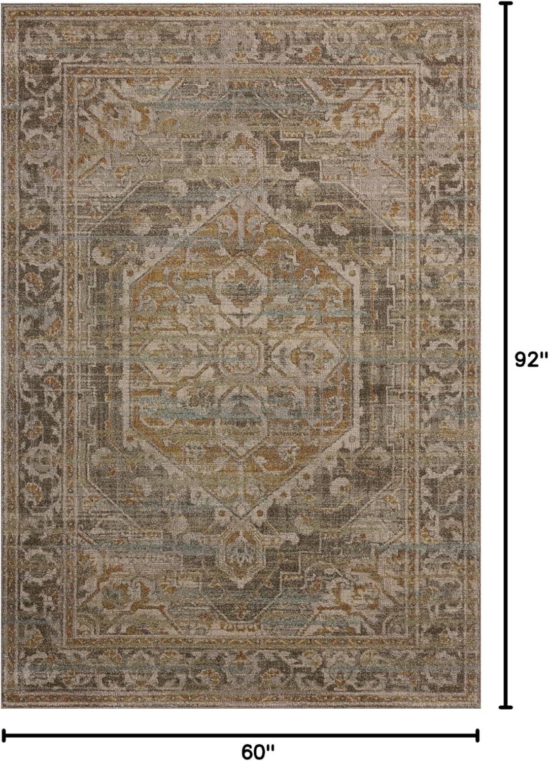 Magnolia Home by Joanna Gaines x Loloi Mona Brown Area Rug