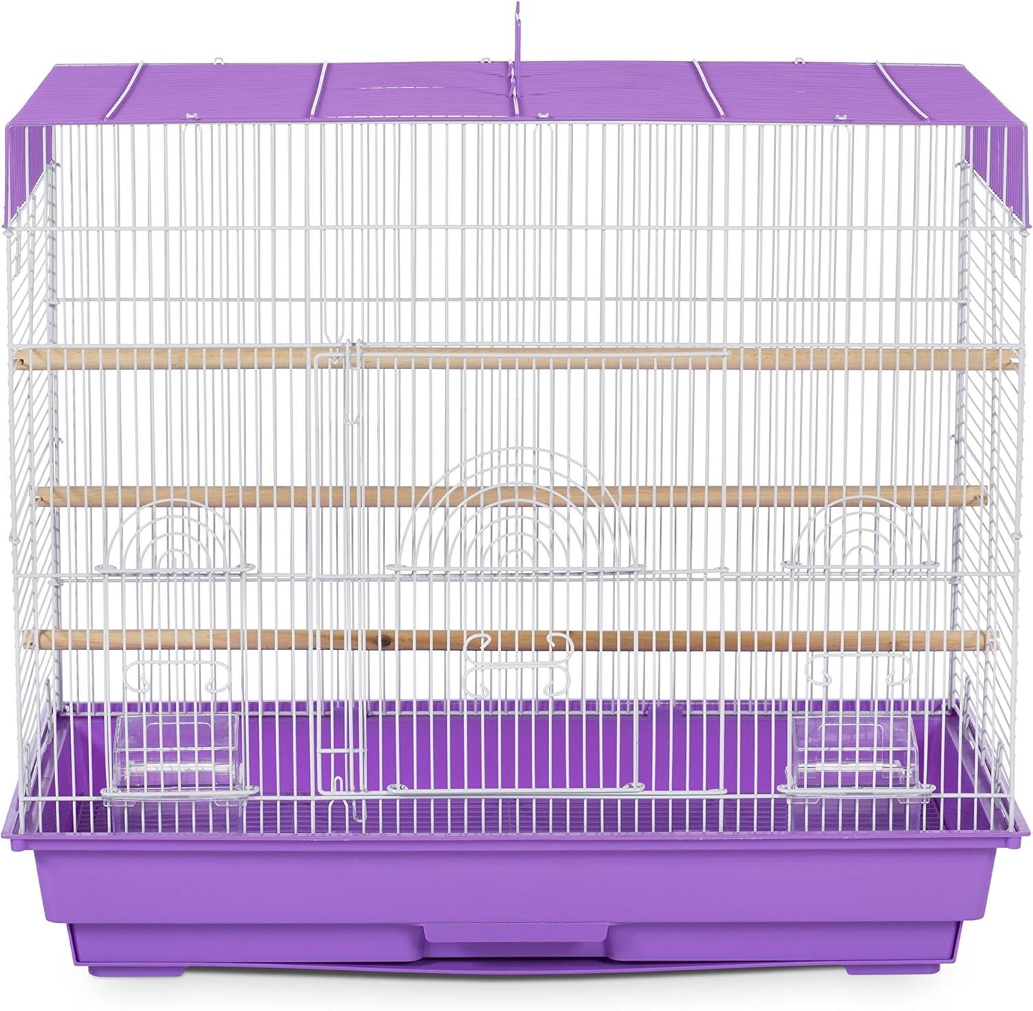Prevue Pet Products SP1804-3 Flight Cage, Lilac/White,26" L x 14" W x 22 1/4" H