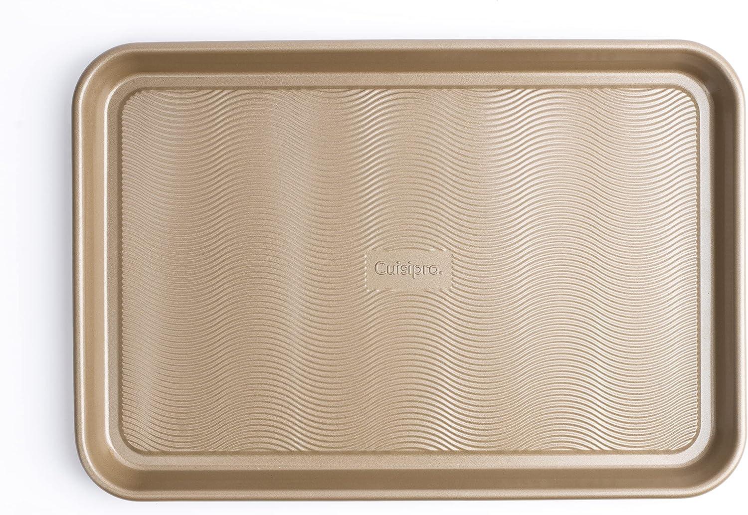 Cuisipro 15.5 x 10.5 x 1-Inch Rectangular Steel Nonstick Baking Sheet Pan