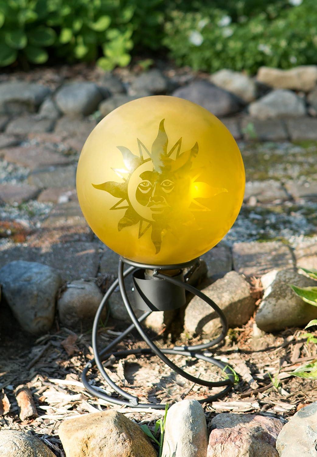 Echo Valley Weather Resistant Metal Abstract Gazing Ball Stand