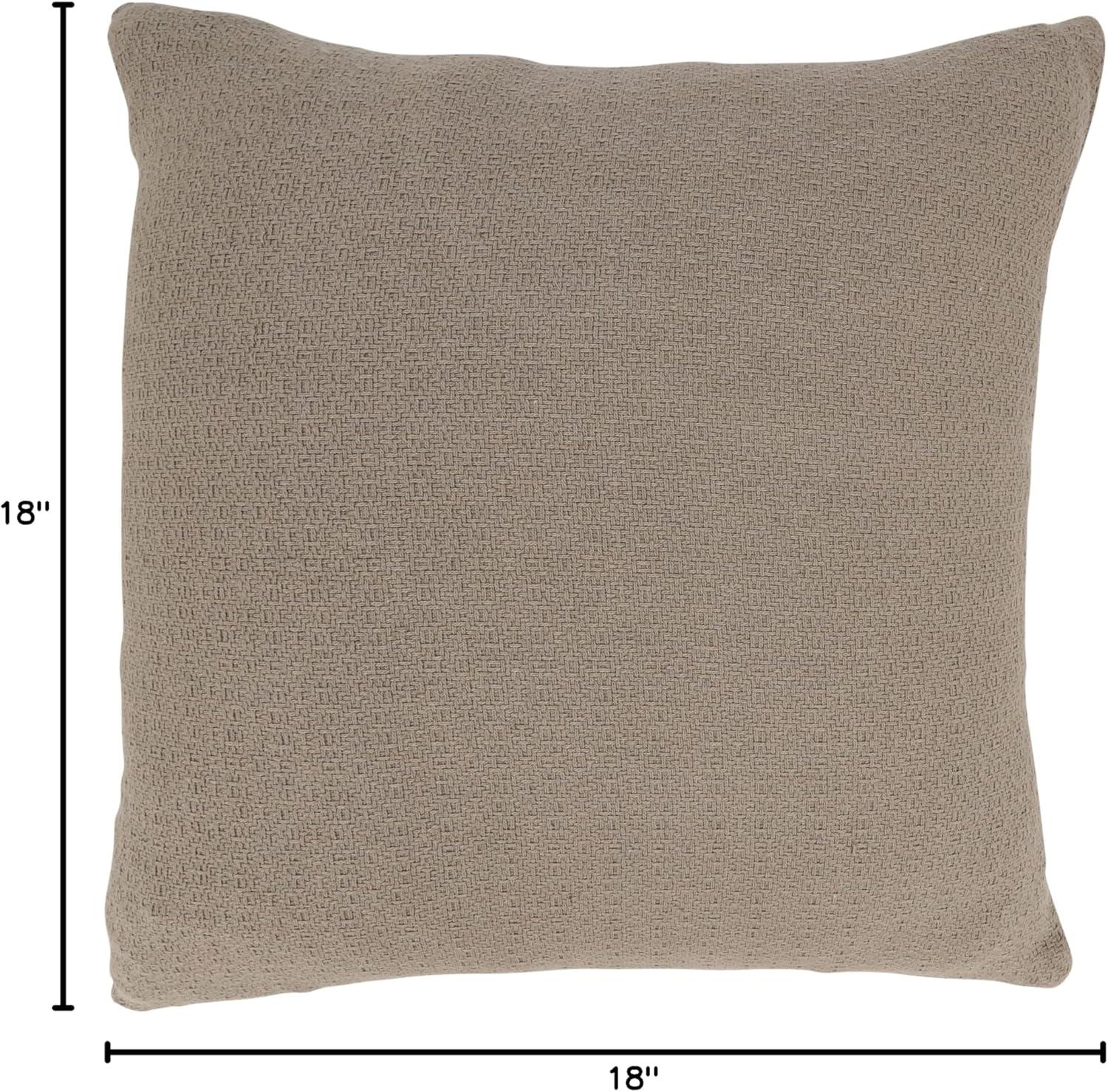 Saro Senara Collection Cotton Throw Pillow