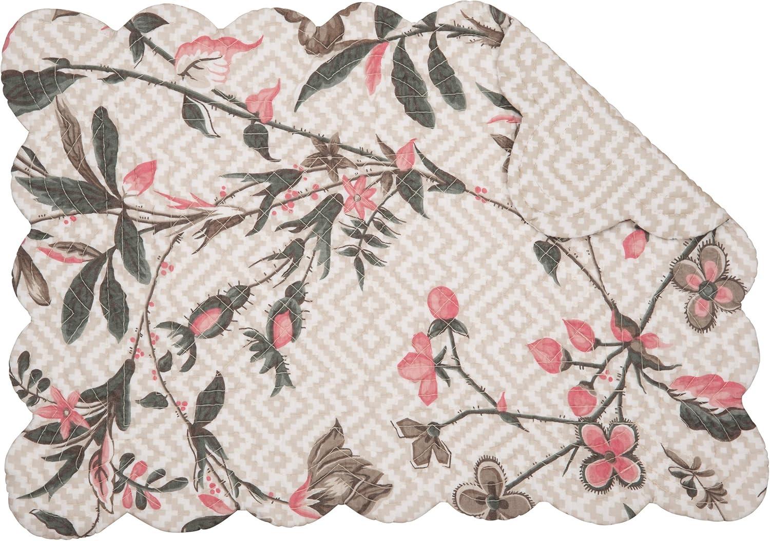 Colonial Williamsburg Blair Garden Quilted Single Placemat, 13" x 19"