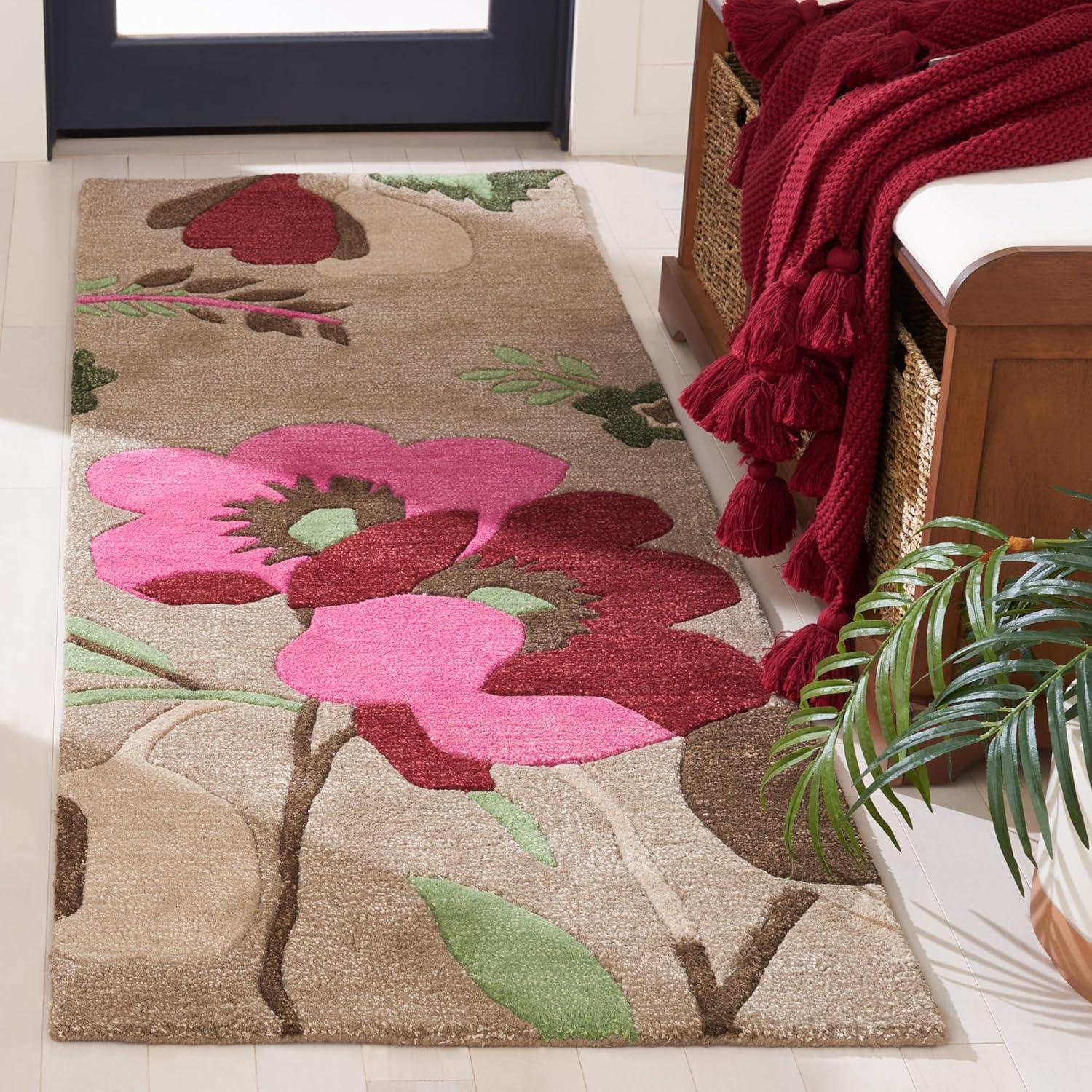 Bella Hand Tufted Wool Floral Rug