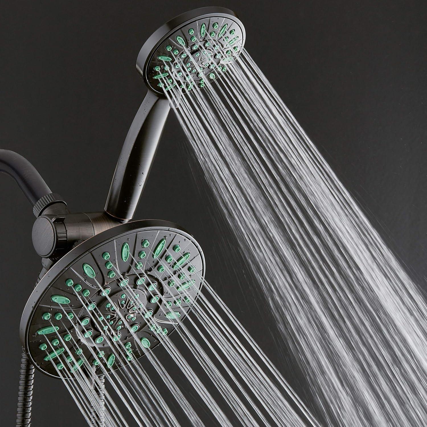 Oil-Rubbed Bronze Multi-Head Wall Mounted Shower Combo