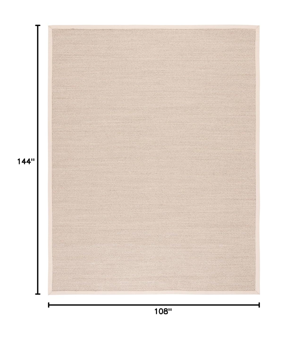 Natural Fiber NF143 Power Loomed Indoor Area Rug - Marble/Beige - 9'x12' - Safavieh