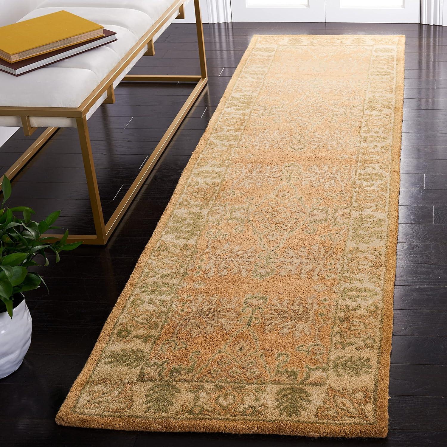 Bergama BRG190 Hand Tufted Indoor Area Rug - Red/Rust - 5'x8' - Safavieh