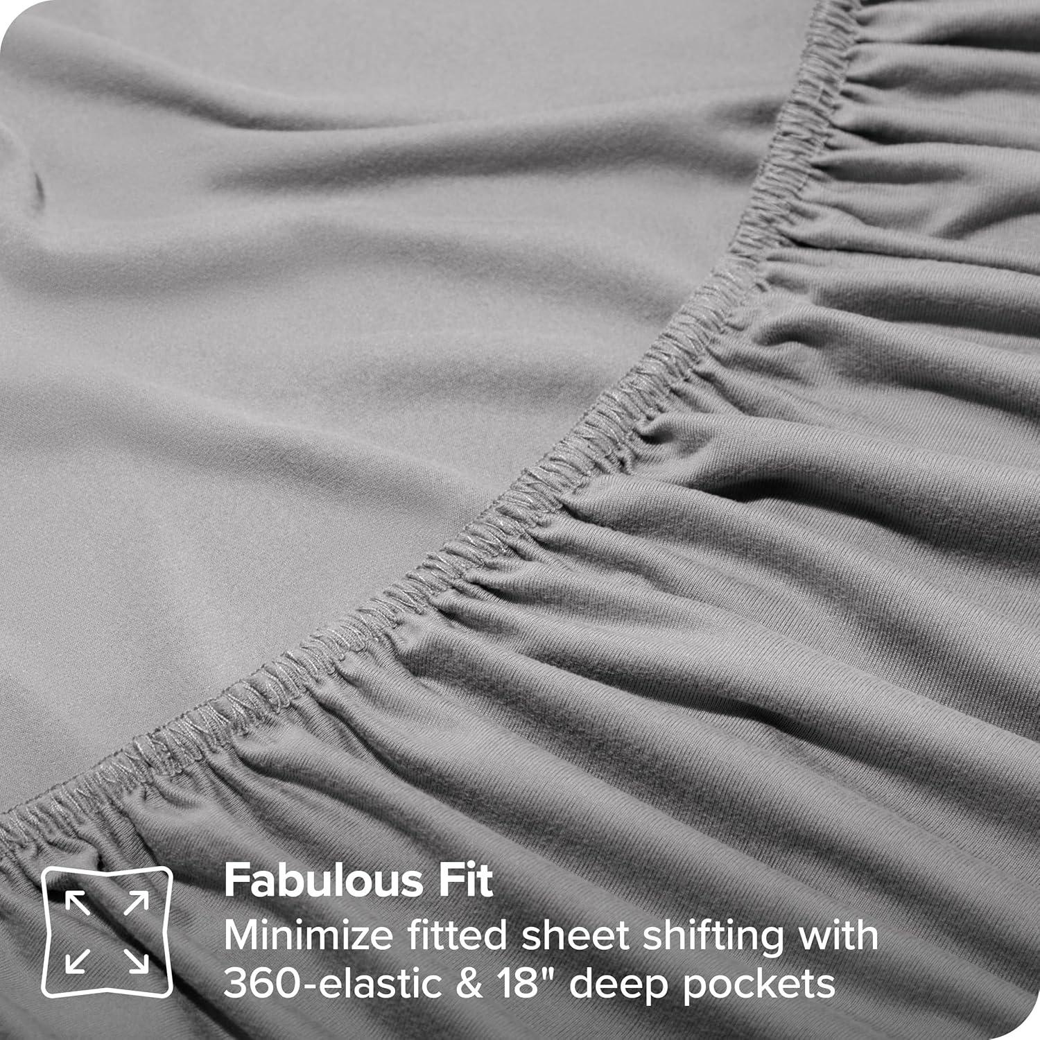 Bare Home Microfiber Stretch Sheet Set