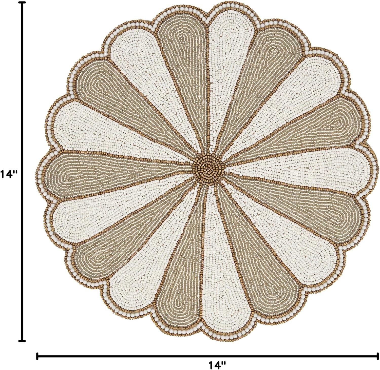 No Pattern Round Placemat