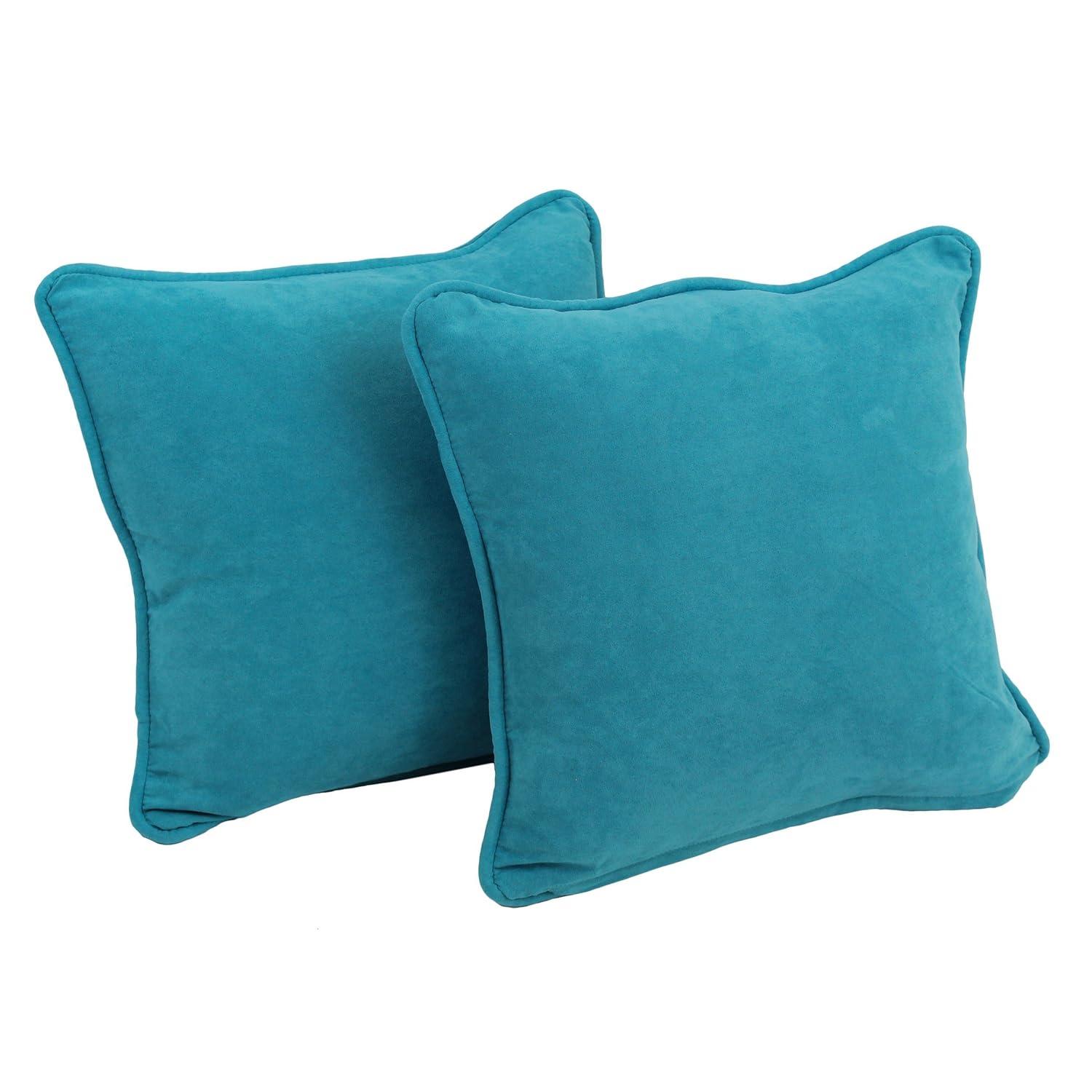 Microsuede Reversible Throw Pillow