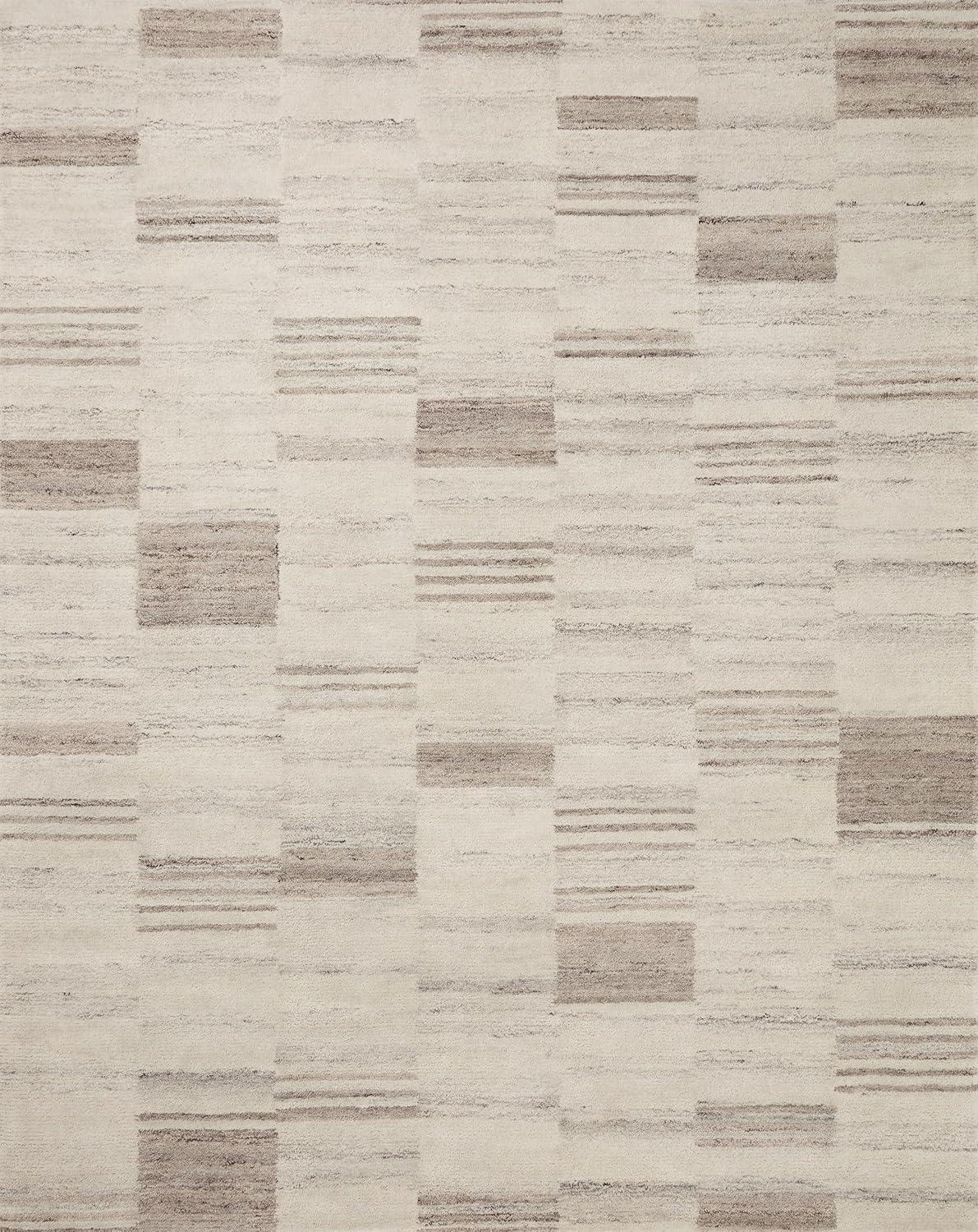 Amber Lewis x Loloi Rocky Ivory / Dove Area Rug