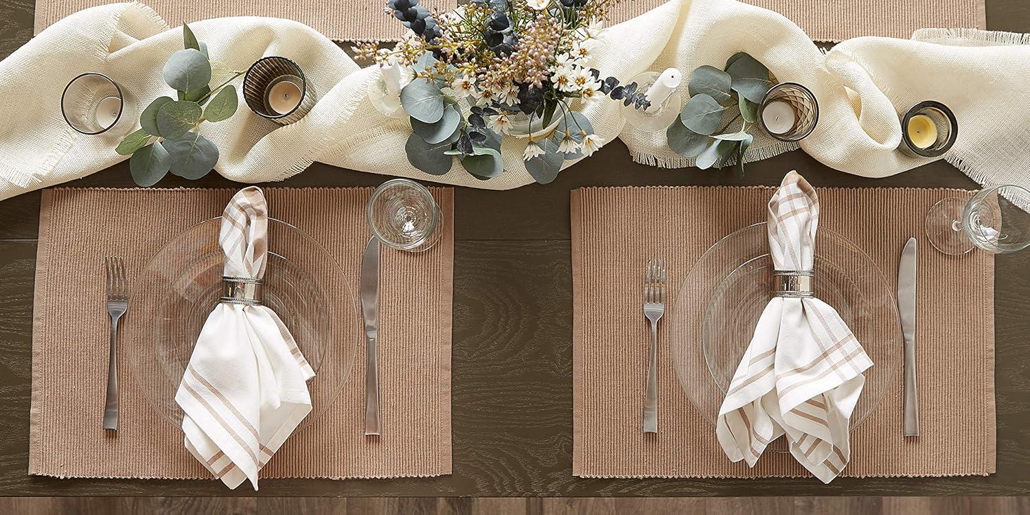 Pumpkin Spice 6 Piece Cotton Placemat Set (Set of 6)