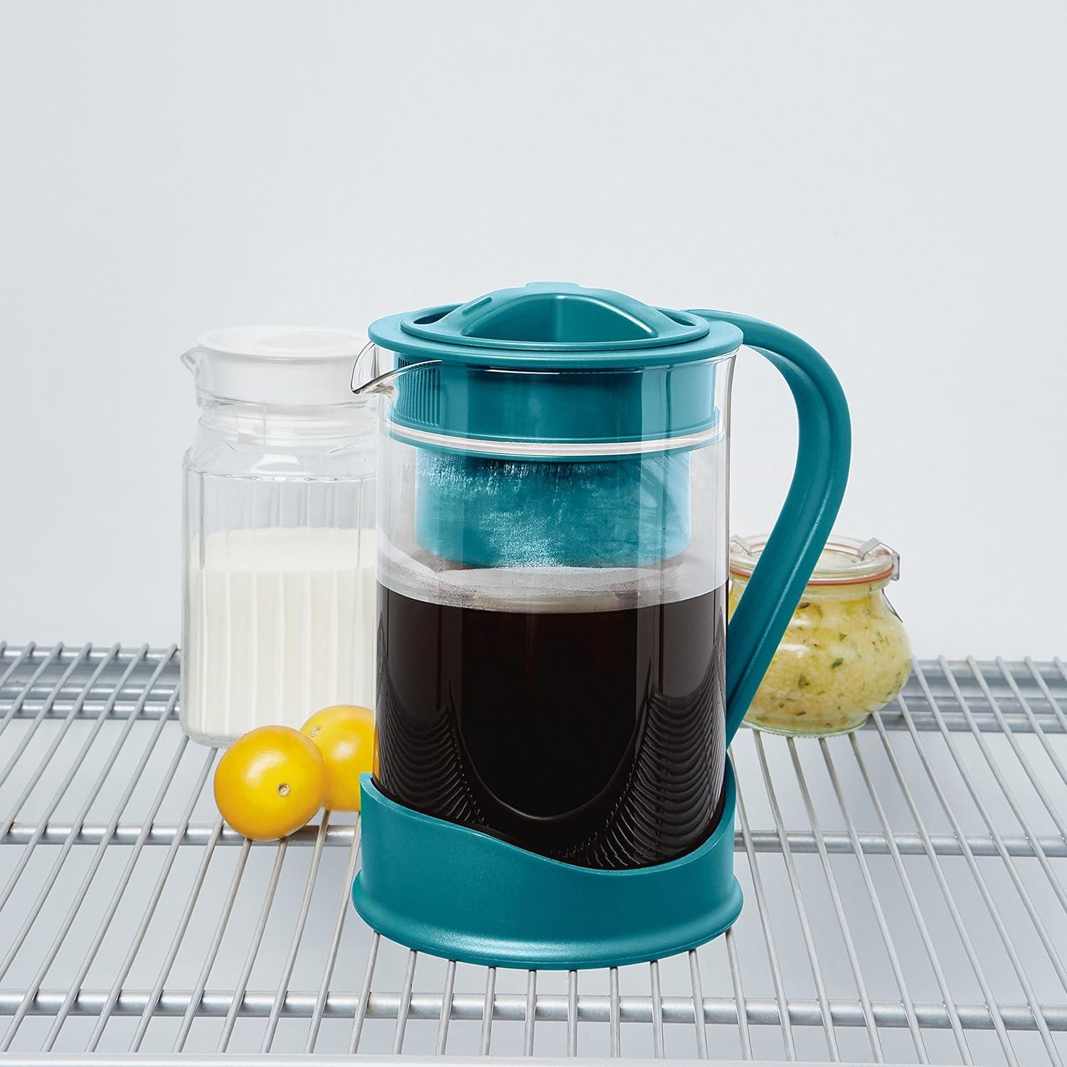 BonJour Coffee Maker Cold Brewer, Aqua