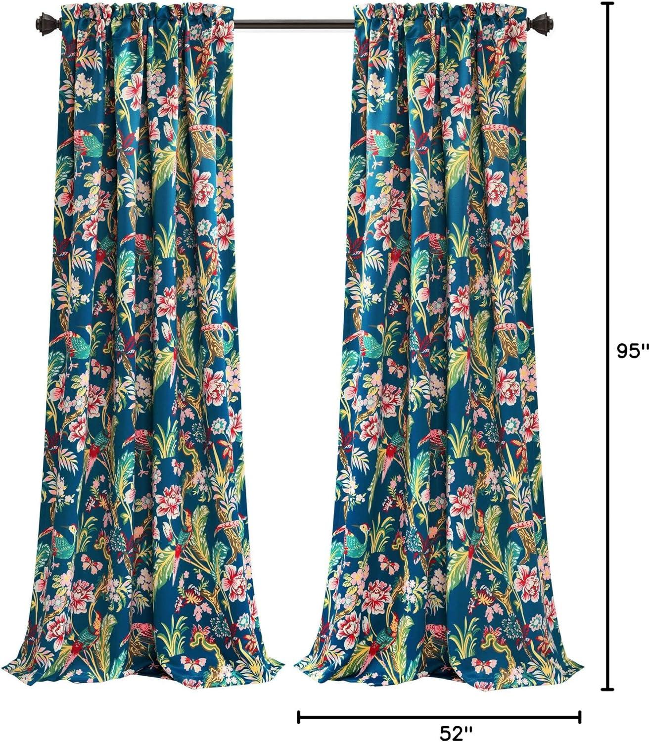 Dolores Polyester Room Darkening Curtain Pair