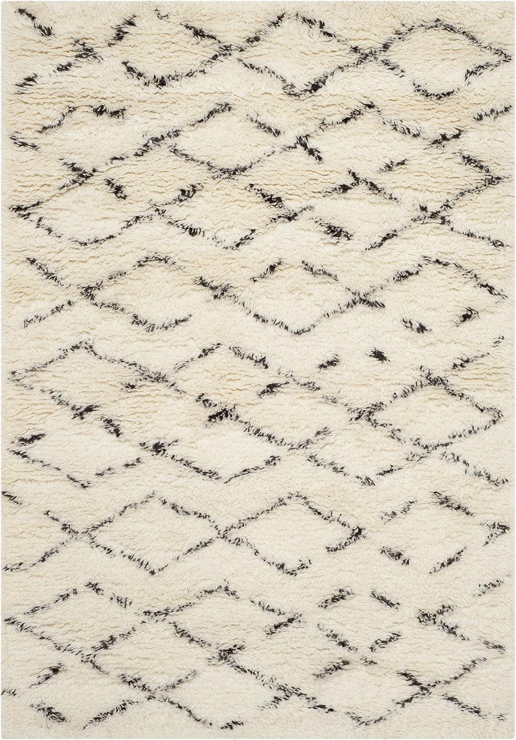 Casablanca CSB847 Hand Tufted Indoor Area Rug - Ivory/Grey - 6'x9' - Safavieh