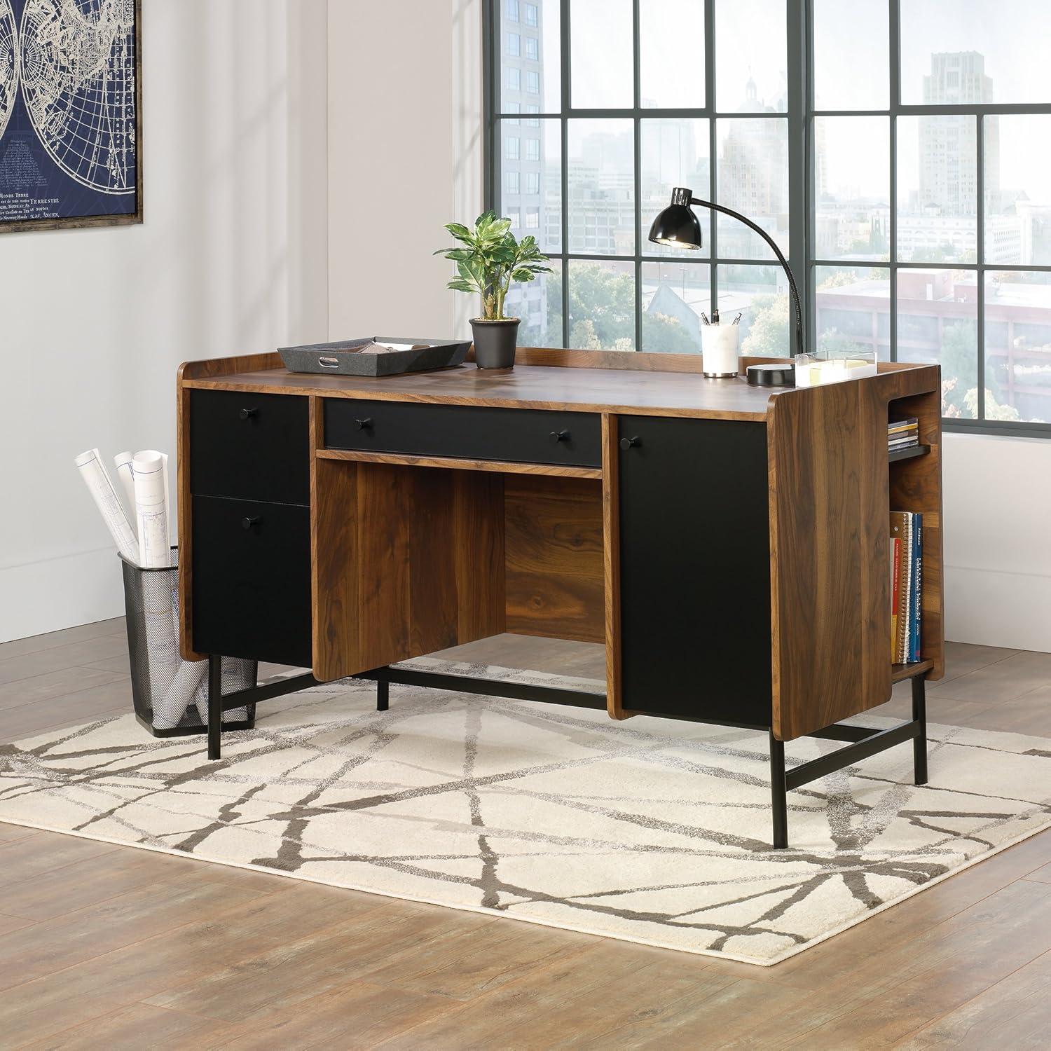 Sauder Harvey Park Desk, Grand Walnut Finish