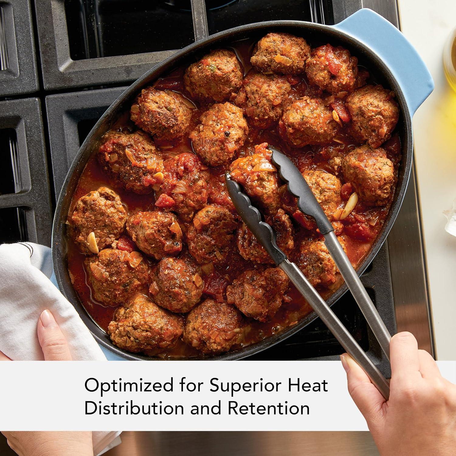 KitchenAid® KitchenAid Cast Iron Oval Au Gratin Roasting Pan Suitable - 2.5 Quart