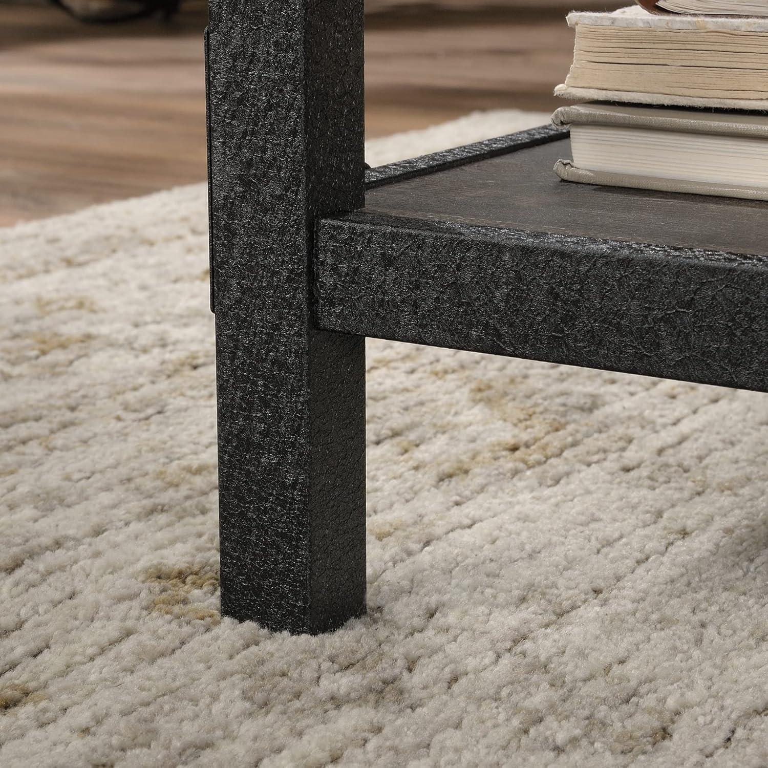 Sauder Steel River Milled Mesquite Small Desk with Drawers, Milled Mesquite Finish