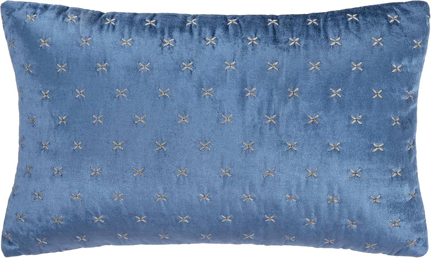 Louria Embroidered Reversible Throw Pillow