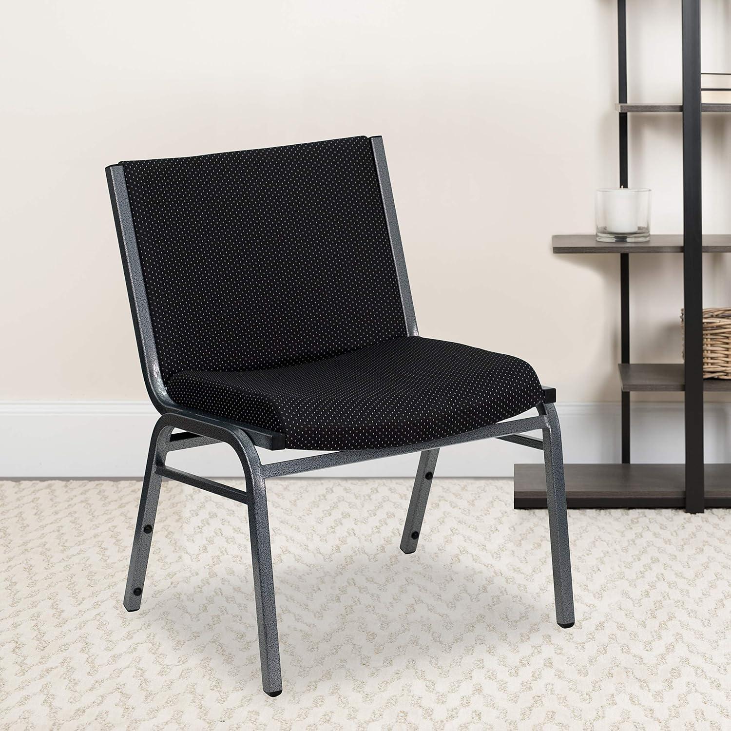 Flash Furniture Divine Multipurpose Big & Tall 1000 lb. Rated Stacking Guest Chairs for Business or Home Use (Set of 2)