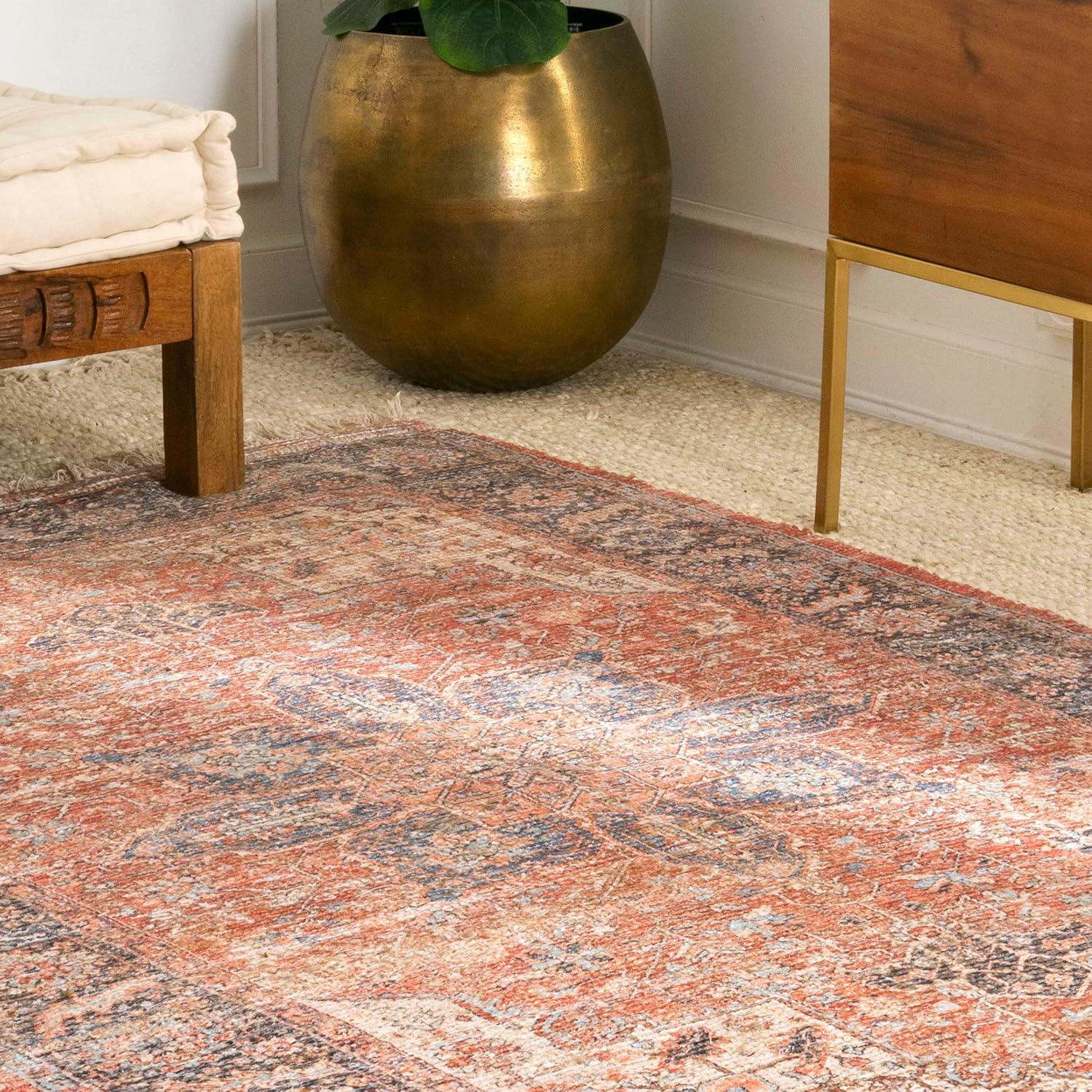 Lauren Liess x Rugs Persian Medallion Tassel Area Rug