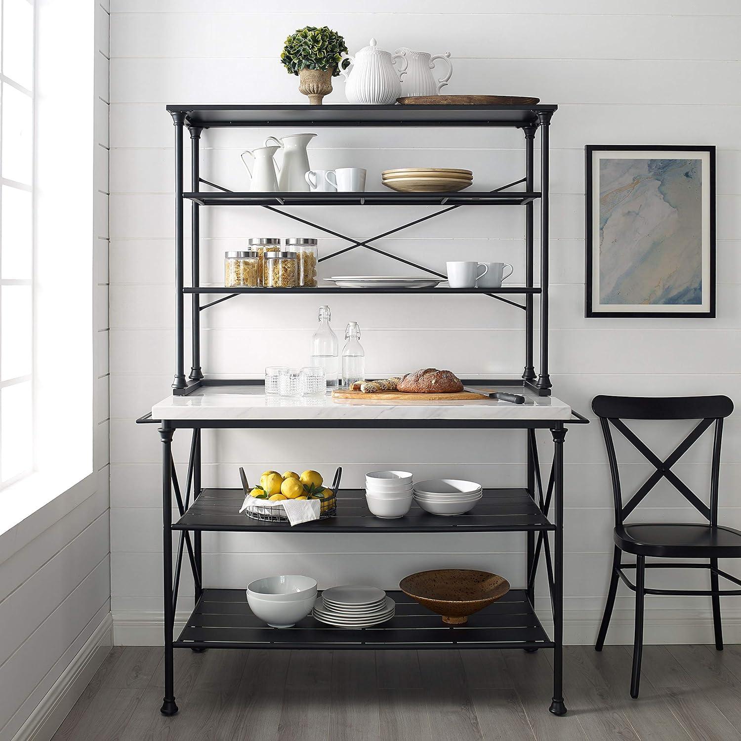 Madeleine Kitchen Island and Hutch - Crosley