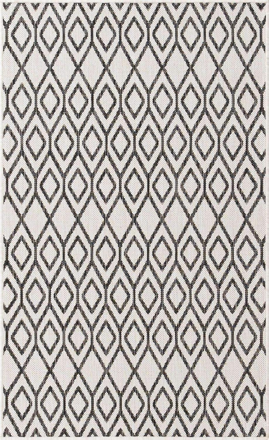 Jill Zarin Outdoor Turks and Caicos Trellis Woven Area Rug