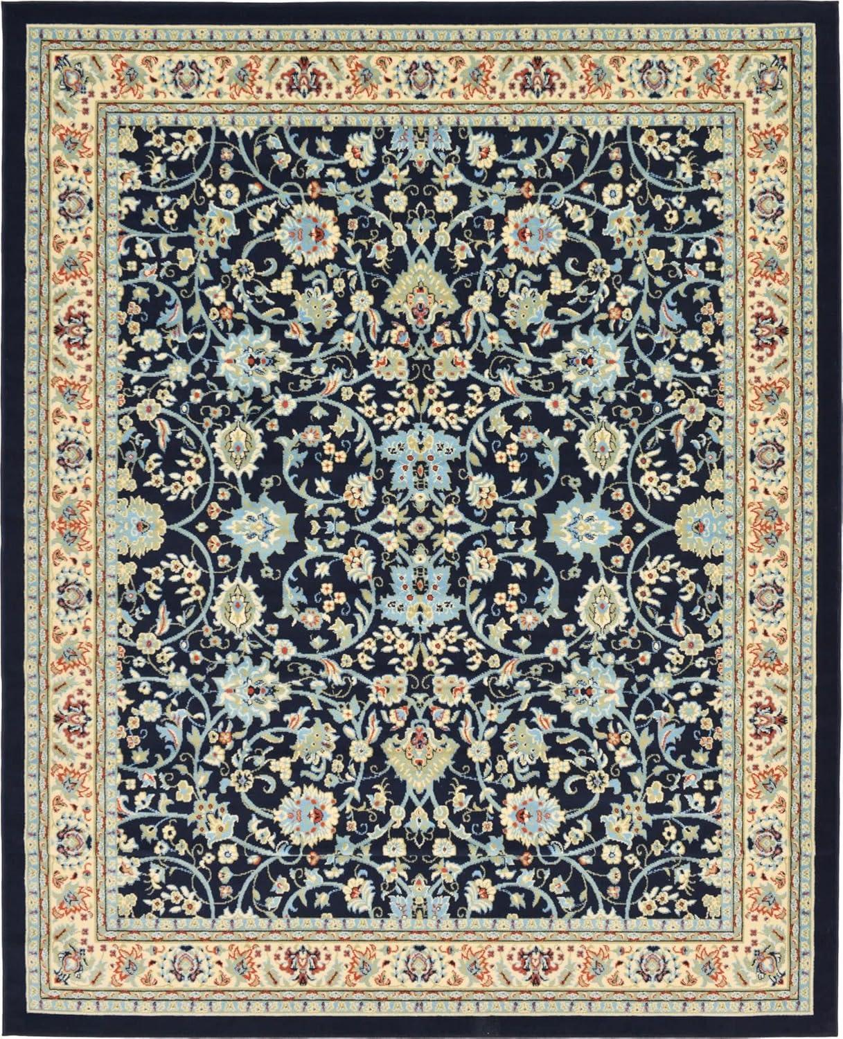 Unique Loom Sialk Hill Washington Floral Indoor Woven Area Rug