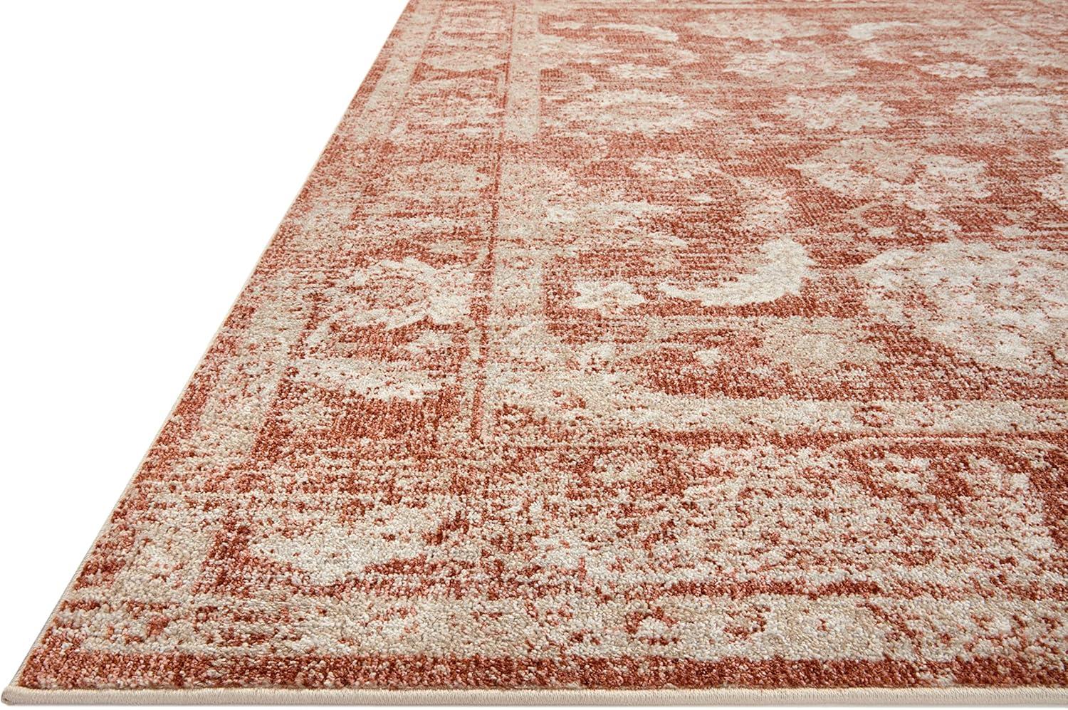 Loloi II Odette Rust / Ivory 2'-3" x 3'-10" Accent Rug