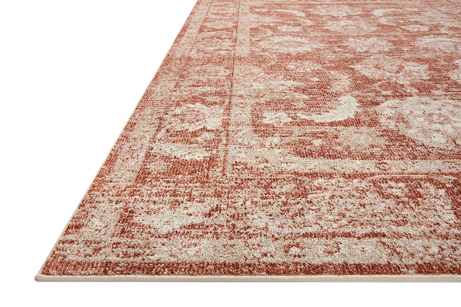 Loloi II Odette Rust / Ivory 2'-3" x 3'-10" Accent Rug